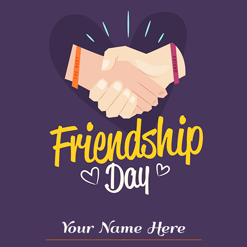Friendship Day Images With Best Friend Name