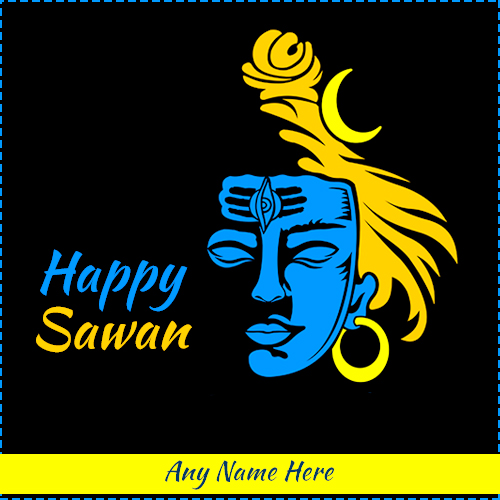 Shravan Somwar 2025 Photo with name