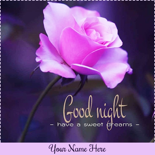 Good Night Rose Image With Name Good Night Rose Image With Name