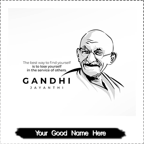 Gandhi Jayanti 2025 Quotes Images With Name And Photo