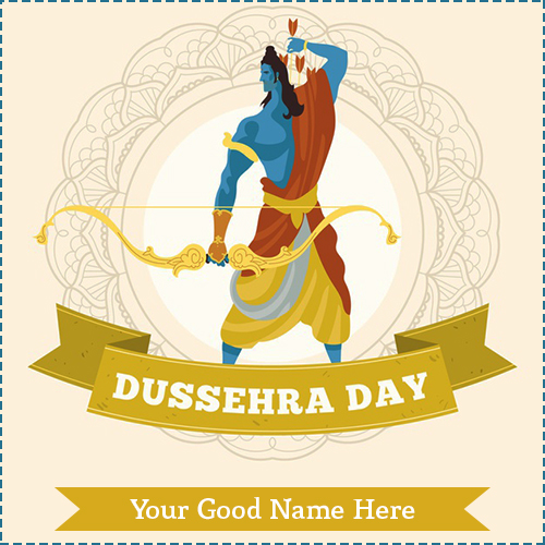Dussehra Day 2025 Wishes Pictures With Name