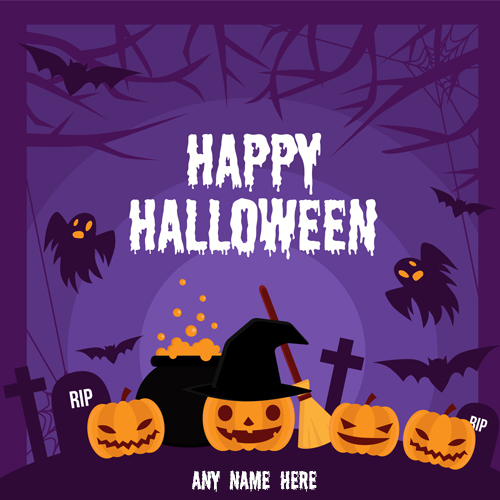Happy Halloween 2025 Images With Name