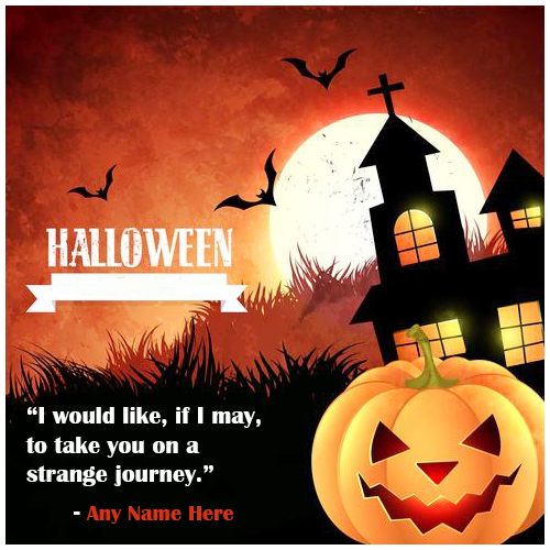 Write Name On Happy Halloween Quotes With Images 2025