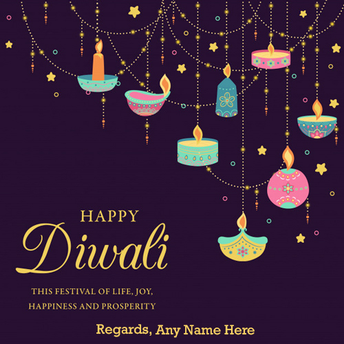 Write Name On Diwali Wishes 2023 In Advance Images