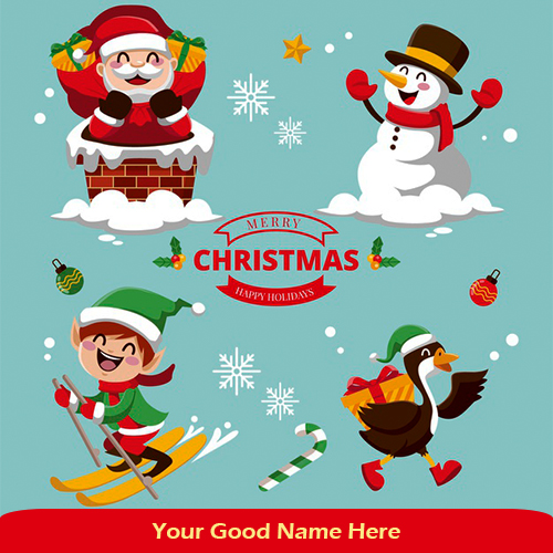 Holiday Christmas 2025 Images with own Name