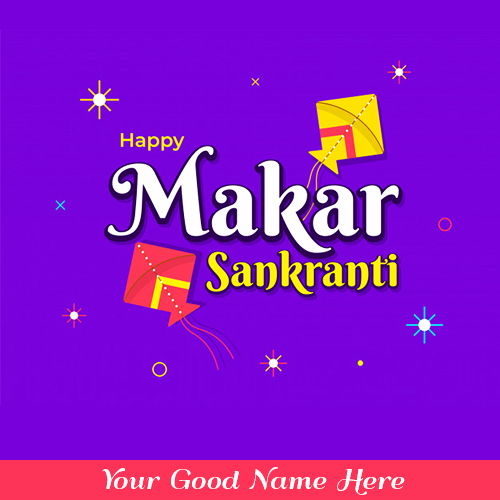 Happy Makar Sankranti 2025 Images With Name Free Download