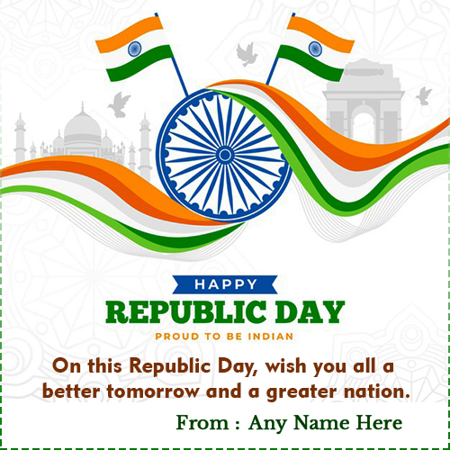 26 January Republic Day 2025 Wishes Quotes In English With Name