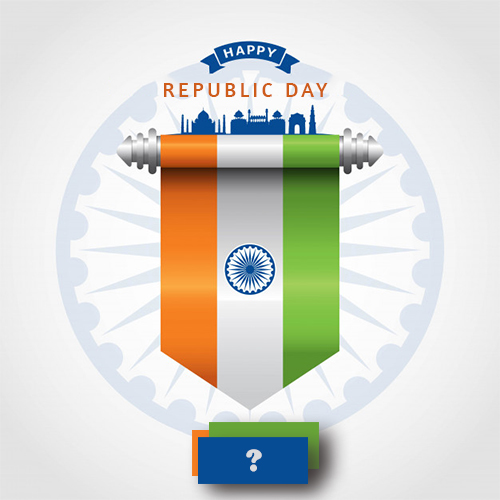 Write Name On Republic Day 2026 Flag Alphabet Images A to Z