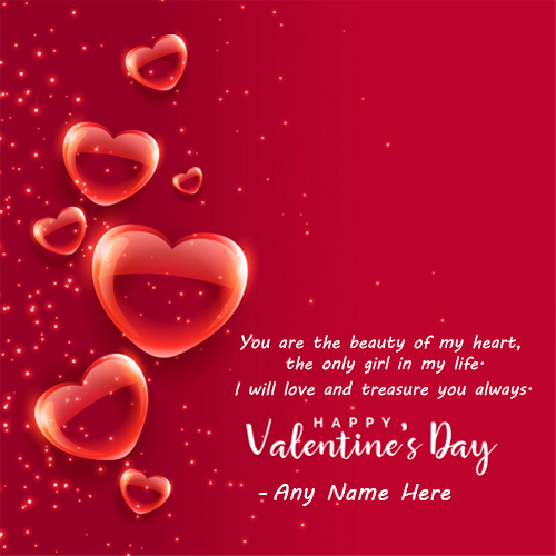 Write Name On Valentine Day 2025 Greeting Card Photos