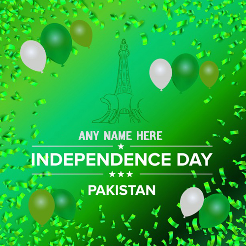 wish you happy independence day 14 august 2025 with name
