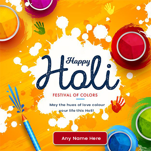 Happy Holi Wishes Whatsapp Status With Name