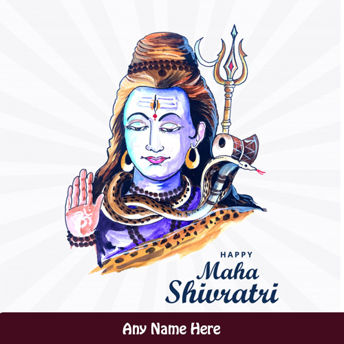 Maha Shivratri 2025 Photo Download With Name