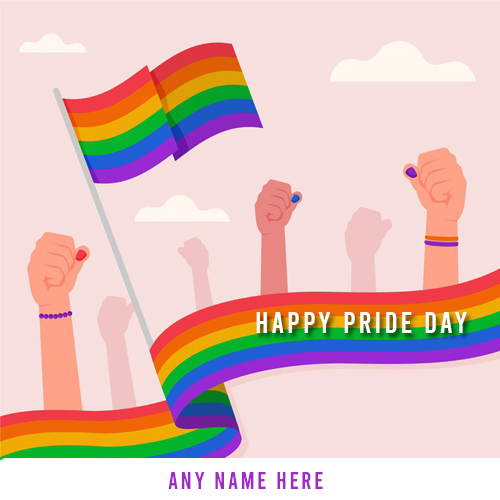 Create Online Gay Pride Flag 2025 Images With Name Edit