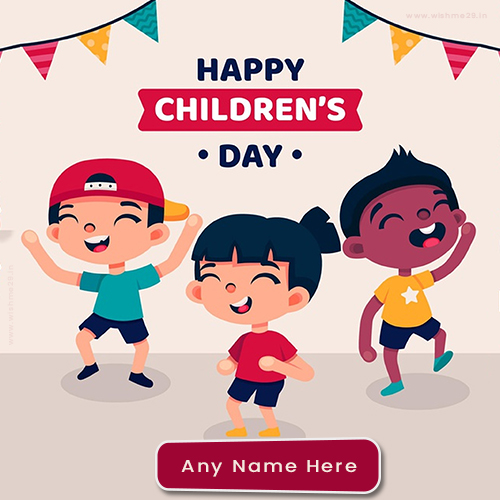 Children's Day 2025 Quotes Images With Name