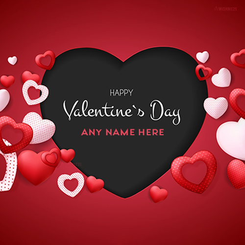 Valentine Day 2025 Love Card With Name Editing