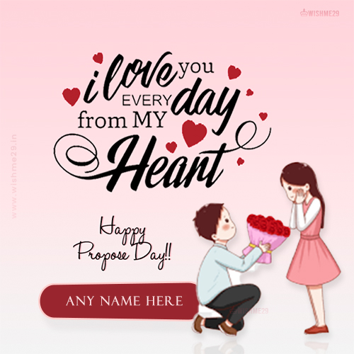 I Love You Propose Day 2025 Quotes For My Girlfriend With Name