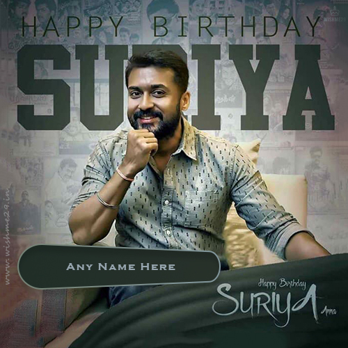 Surya Birthday Wishes Images With Name Download