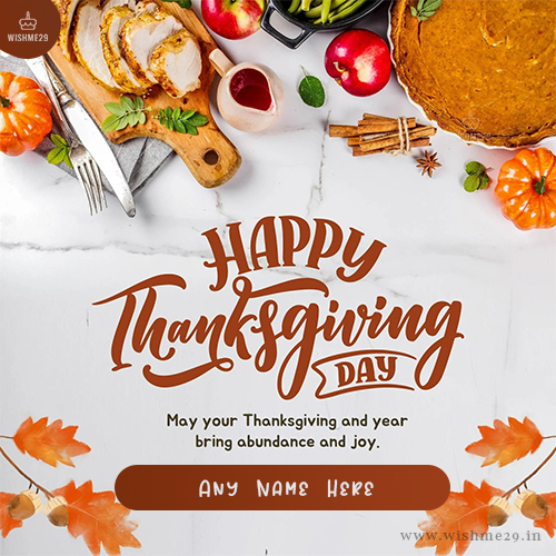Canadian Thanksgiving 2025 Greetings Images With Name