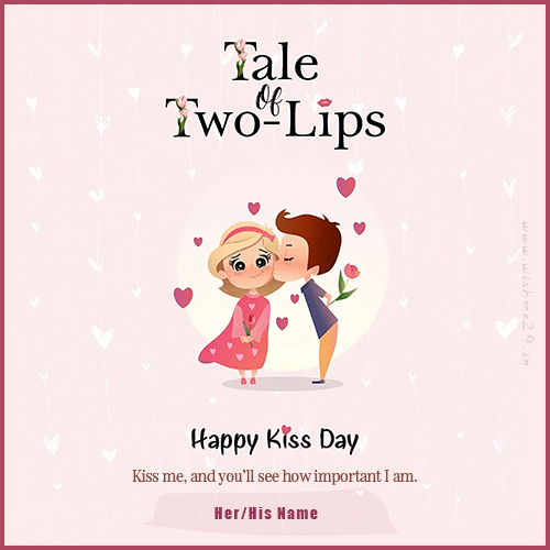 Kiss Day Whatsapp Dp With Name Edit Kiss Day Whatsapp Dp With Name Edit