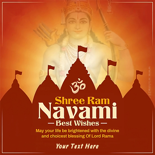 Shree Rama Navami 2025 Greetings In English With Name