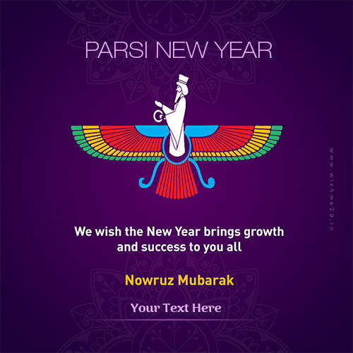 Parsi New Year 2025 Wishes Greetings Images With Name