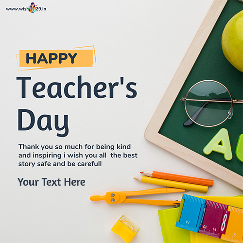 Teachers Day 2025 Wishes Images With Teacher Name And Picture