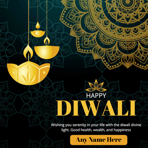 Happy Diwali 2023 Cards With My Name