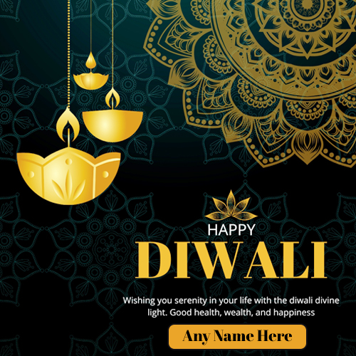 Happy Diwali 2025 Cards With My Name