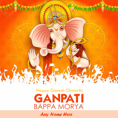 Wishing Everyone Happy Ganesh Chaturthi 2025 With Name