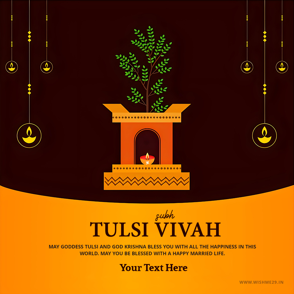 Write Name On Tulsi Vivah Images With Quotes In English