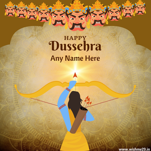 Dussehra Vijayadashami 2025 Wishes Whatsapp Status Download With Name