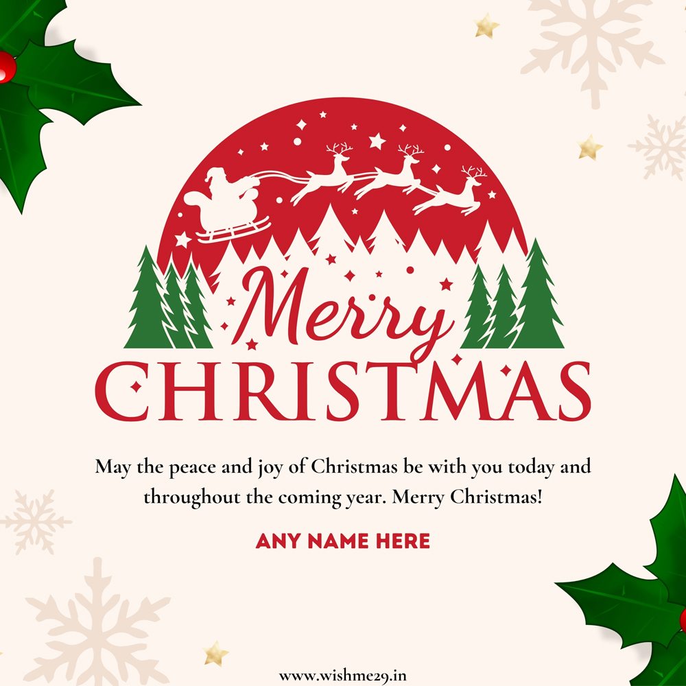 Merry Christmas Eve 2025 Wishes With Name Download
