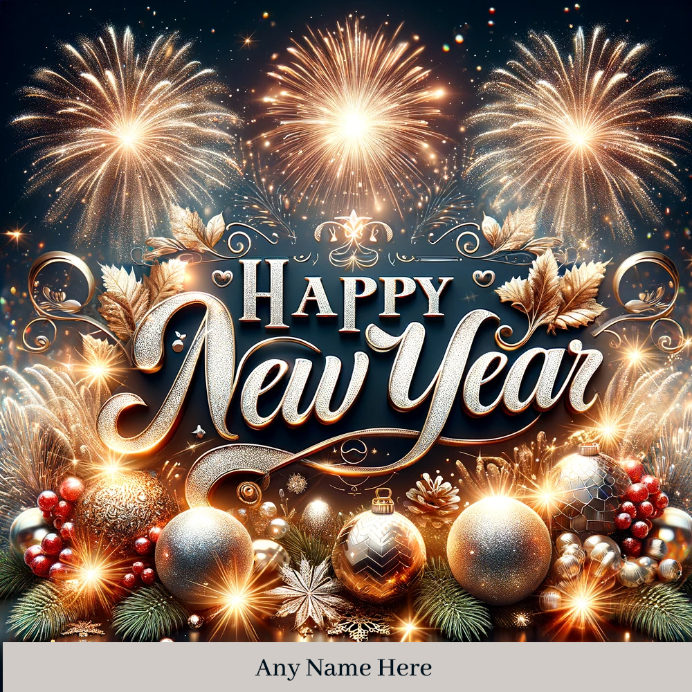 Happy New Year 2025 Pic Editor Online With Name Edit