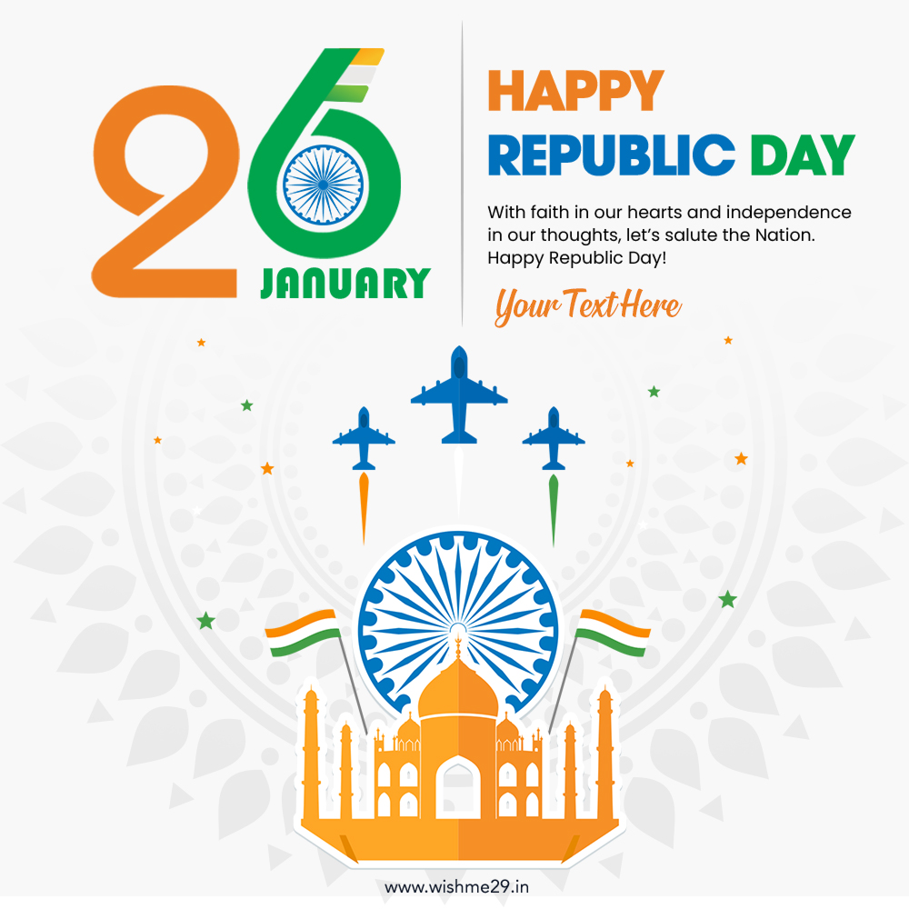 26 January 2025 India Republic Day Name Style In English