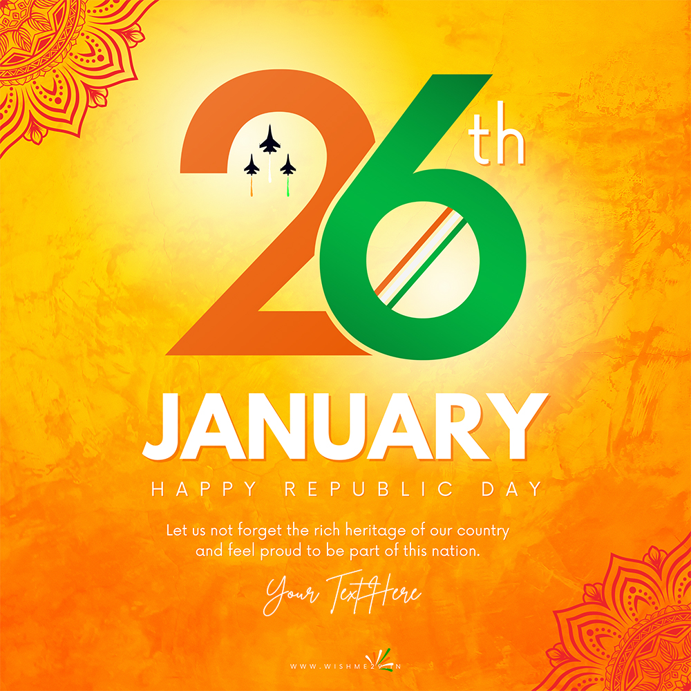 26 January 2025 India's 78th Republic Day Images With Name