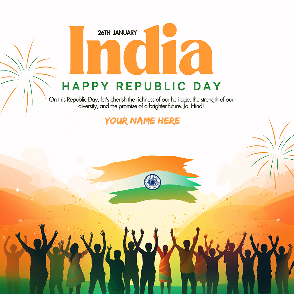 Republic Day 2025 Celebration Theme Images With Name
