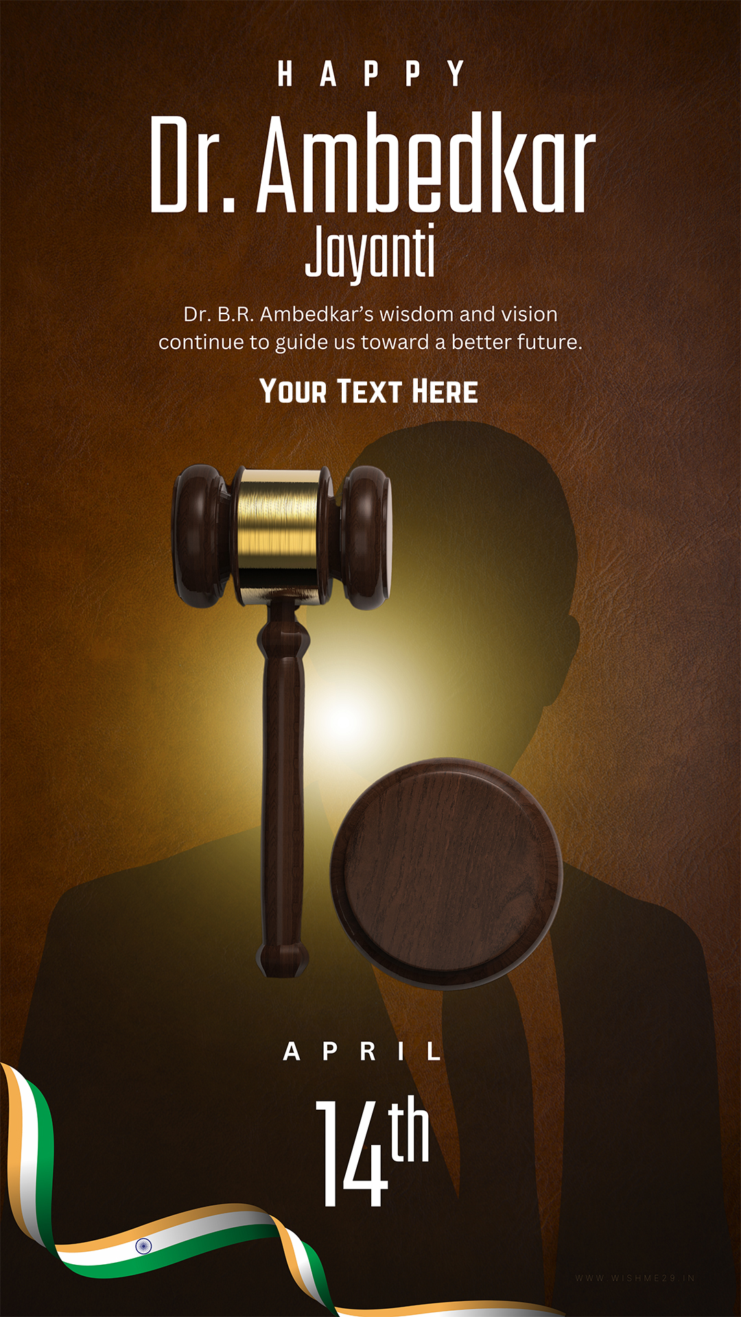 Bhim Jayanti 2025 WhatsApp Story With Name