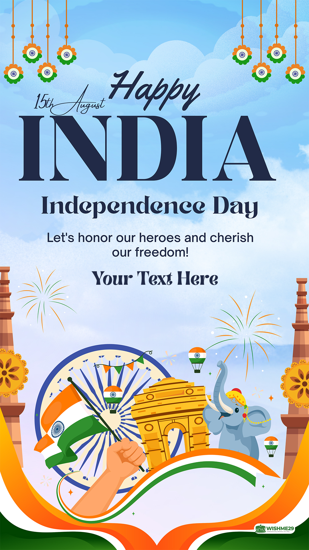 15 August 2025 Independence Day Instagram Story Maker With Name
