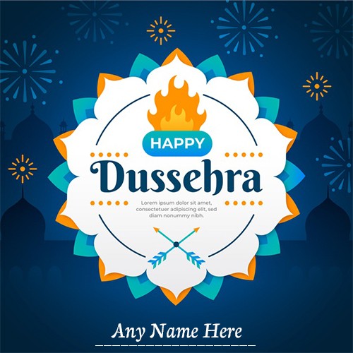 Vijayadashami 2024 Wishes Card with Name