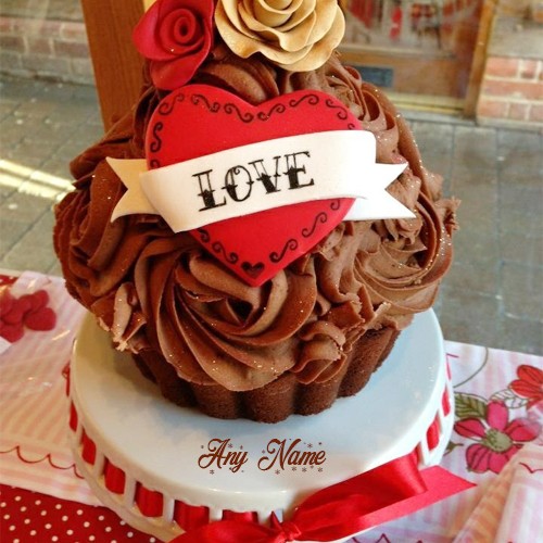Happy Birthday Cupcake My Love With Name