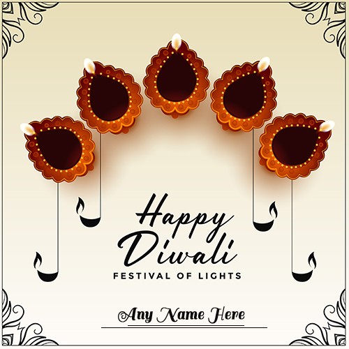 Wish You Happy Diwali With Name | Festival Of Lights