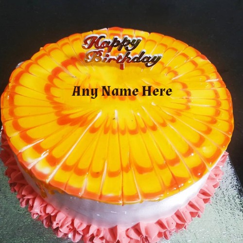 Pineapple Birthday Cake Pics With Name Edit