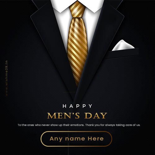 Men's Day Images For Whatsapp Dp With Name