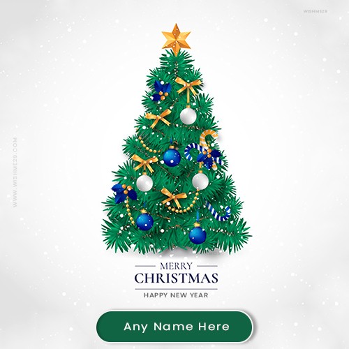 Create Name On Happy Christmas And Happy New Year 2025