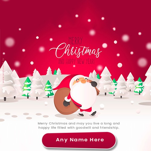 Wish You A Santa Claus Wishes With Name In Advance