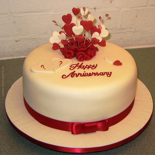 Write Name On Happy Anniversary Cake With Pic