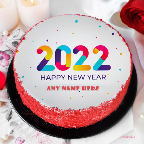 Happy New Year Cake Pics With Name