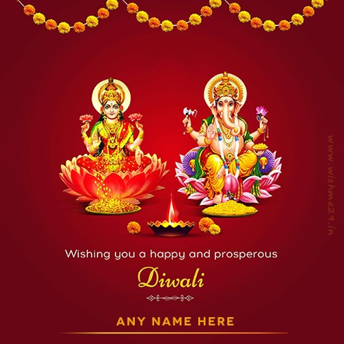 Diwali Wishes Laxmi Ganesh 2024 Edit Name And Picture