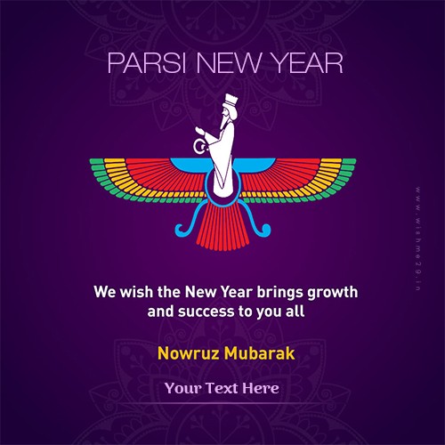 Parsi New Year 2024 Wishes Greetings Images With Name