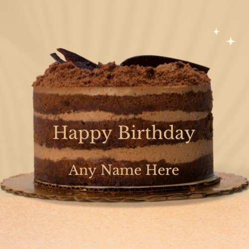 Chocolate Birthday Cake Pics With Name
